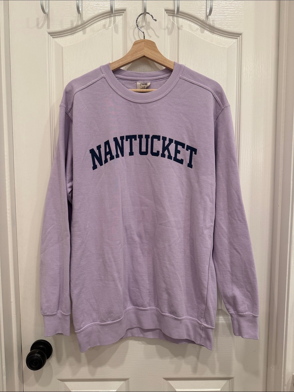 Nantucket comfort colors lavender sweatshirt